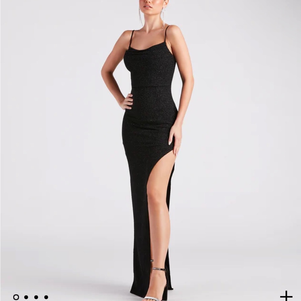 Black Sparkly Windsor Dress